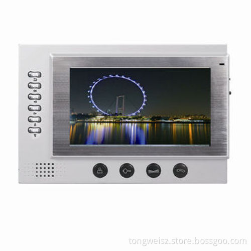 7-inch home video intercom for villa, with recording functionNew